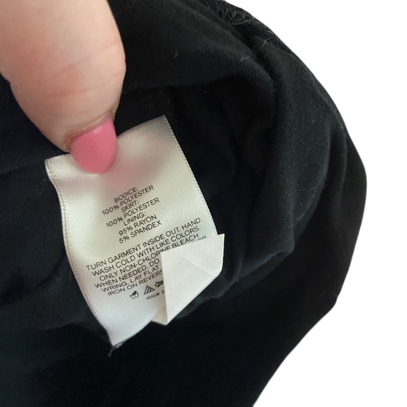 Express Crochet‎ Eyelet Black Dress Size Medium - Picture 7 of 8